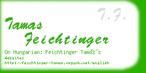 tamas feichtinger business card